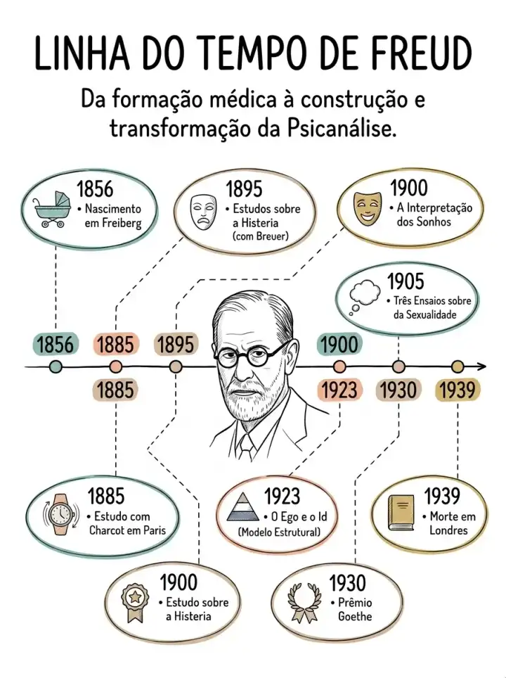 Linha do Tempo de Freud