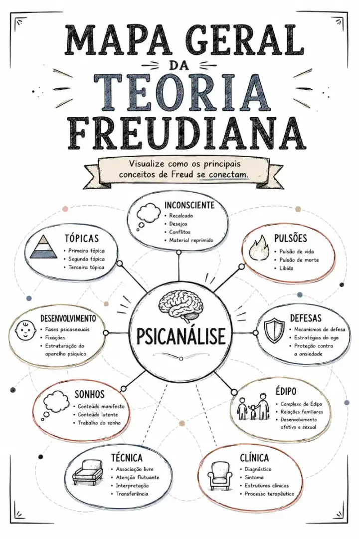 Mapa Geral da Teoria Freudiana